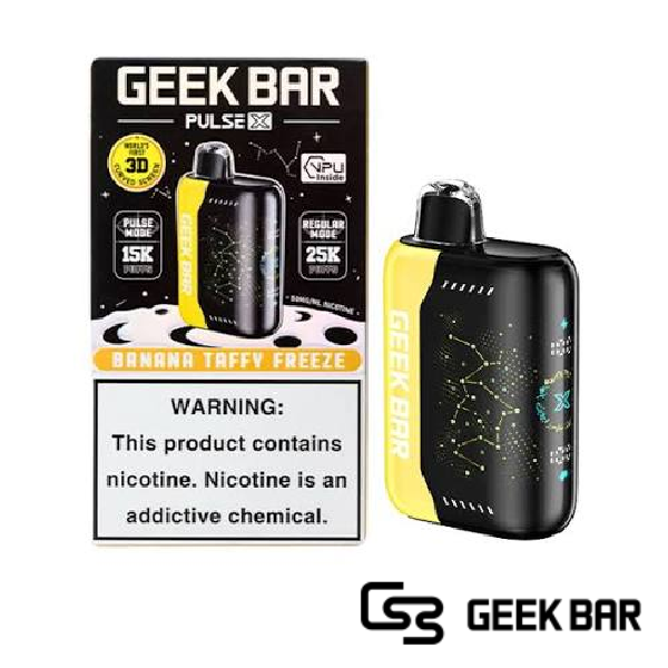 Banana Taffy Freeze - Geek Bar Pulse X 25000