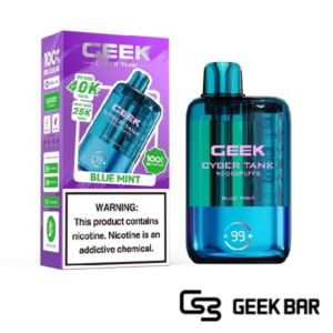Blue Mint - Geek Cyber Tank Disposable Vape 40K Puffs