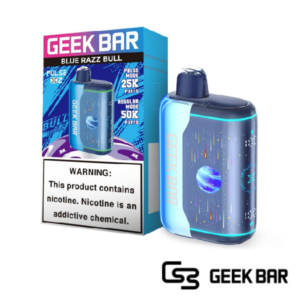 Blue Razz Bull - Geek Bar Pulse X 2 50000 Puffs Disposable Vape