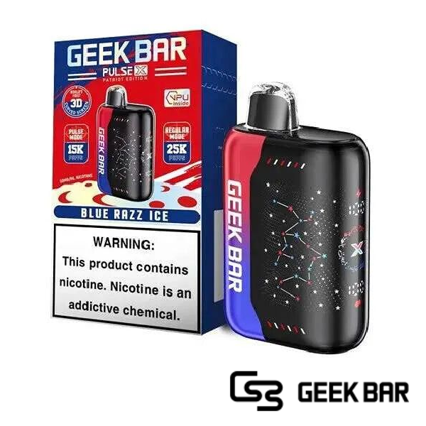 Blue Razz Ice Geek Bar Pulse X 25000