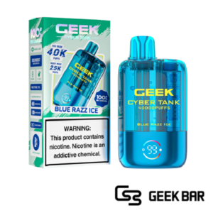 Blue Razz Ice - Geek Cyber Tank Disposable Vape 40K Puffs