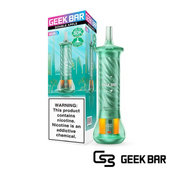 Double Apple Geek Bar Burj 80k Puffs