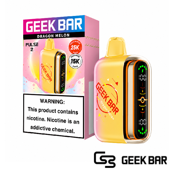 Dragon Melon - Geek Bar Pulse 2 25000 Puffs Disposable Vape