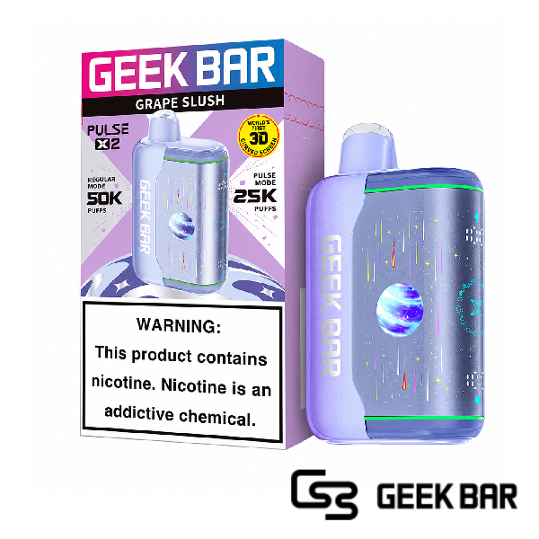 Grape Slush - Geek Bar Pulse X 2 50000 Puffs Disposable Vape