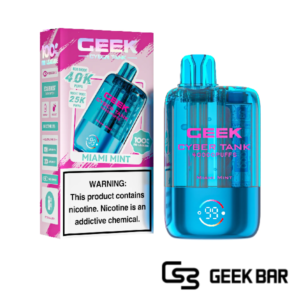 Miami Mint - Geek Cyber Tank Disposable Vape 40K Puffs