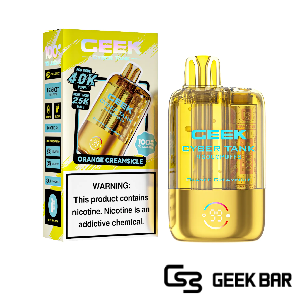 Orange Creamsicle - Geek Cyber Tank Disposable Vape 40K Puffs