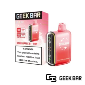 Sour Apple B Pop – Geek Bar Pulse 15000