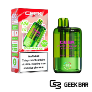 Sour Apple Ice - Geek Cyber Tank Disposable Vape 40K Puffs