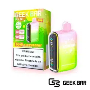 Sour Strawberry - Geek Bar Pulse 15000