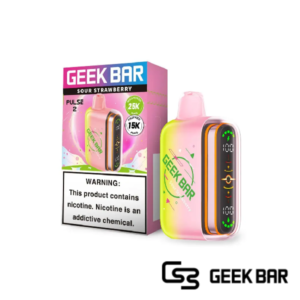 Sour Strawberry - Geek Bar Pulse 2 25000 Puffs Disposable Vape