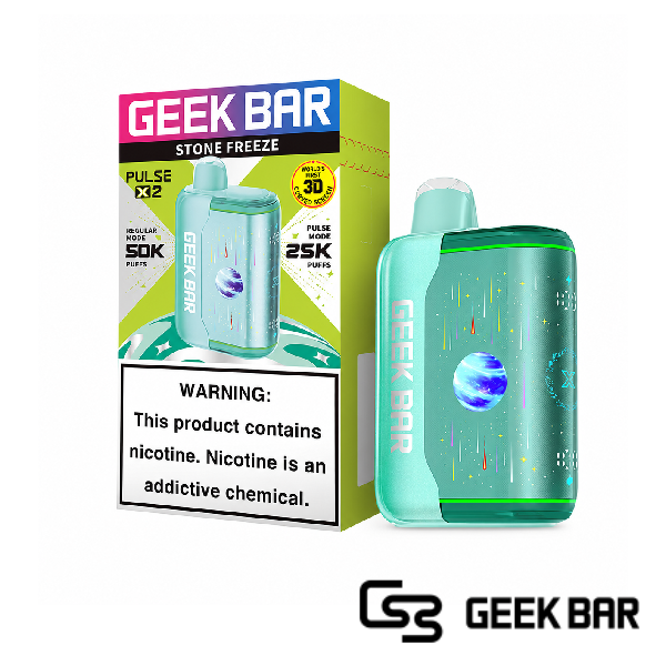Stone Freeze - Geek Bar Pulse X 2 50000 Puffs Disposable Vape