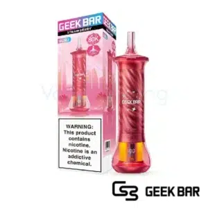 Strawberry Geek Bar Burj 80k Puffs