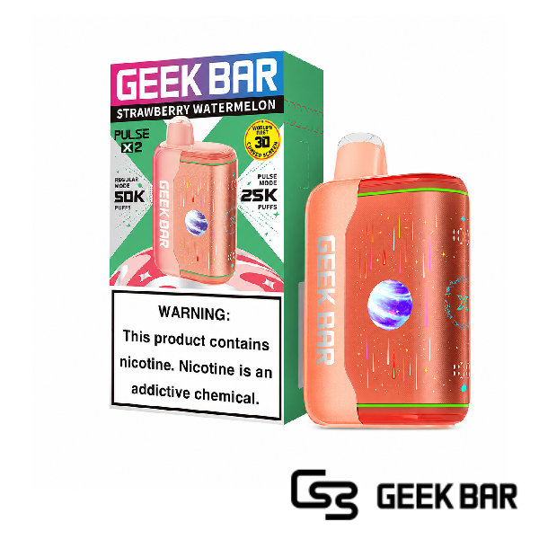 Strawberry Watermelon - Geek Bar Pulse X 2 50000 Puffs Disposable Vape