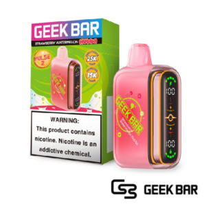 Strawberry Watermelon Hubba - Geek Bar Pulse 2 25000 Puffs Disposable Vape