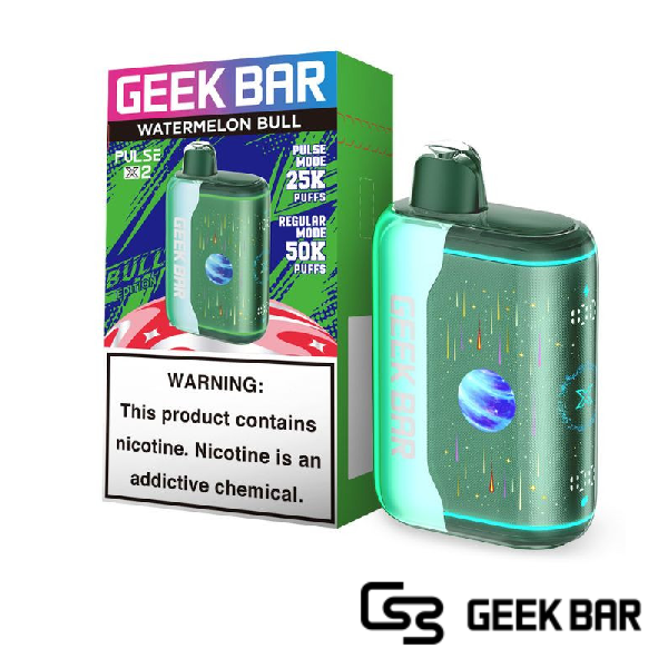 Watermelon Bull - Geek Bar Pulse X 2 50000 Puffs Disposable Vape