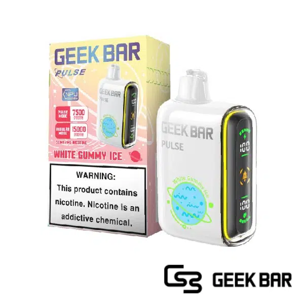 White Gummy Ice - Geek Bar Pulse 15000