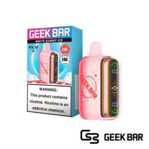 White Gummy Ice - Geek Bar Pulse 2 25000 Puffs Disposable Vape