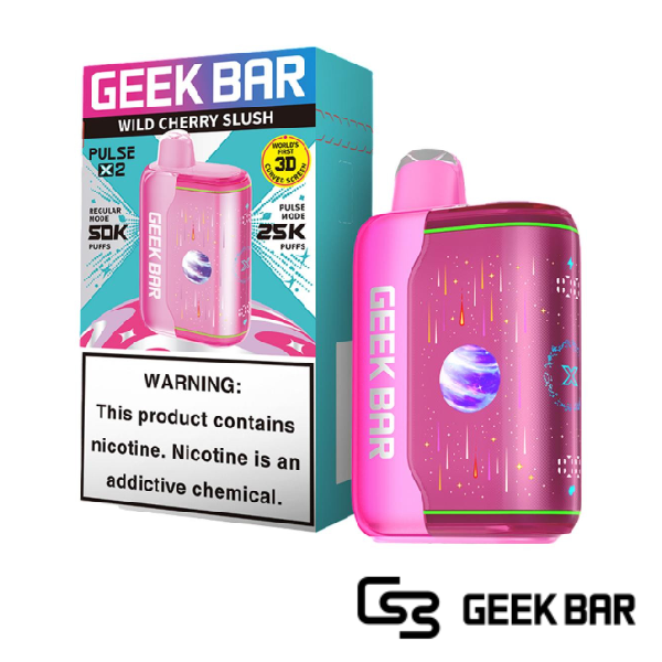 Wild Cherry Slush - Geek Bar Pulse X 2 50000 Puffs Disposable Vape